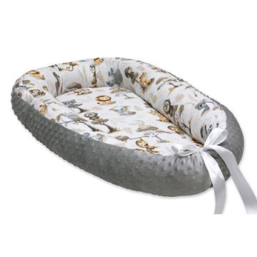 Scamp Minky-vászon babafészek - Forest Animal