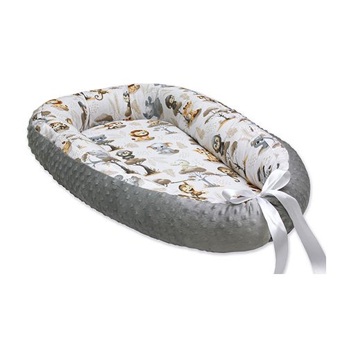 Scamp Minky-vászon babafészek - Forest Animal