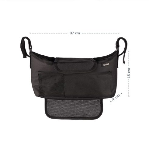 Zopa rendezőtáska babakocsira Plus - Black 