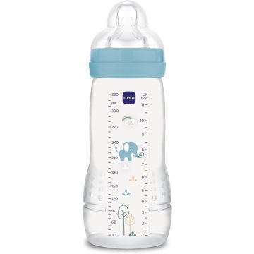 Mam Easy Active 4+ cumisüveg 330 ml - kék elefánt