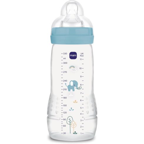 Mam Easy Active 4+ cumisüveg 330 ml - kék elefánt