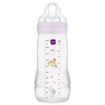 Mam Easy Active 4+ cumisüveg 330 ml - lila tigris 