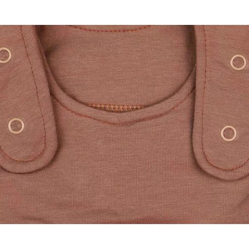 Ujjatlan  pamut rugdalózó állatos mintával 2:1 méret (92-98)