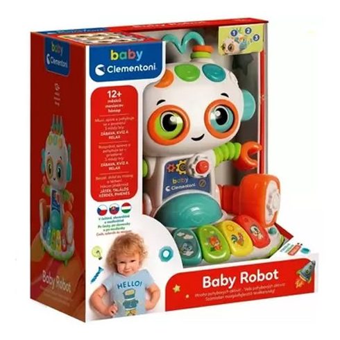 Clementoni - Baby interaktív robot fénnyel és hanggal