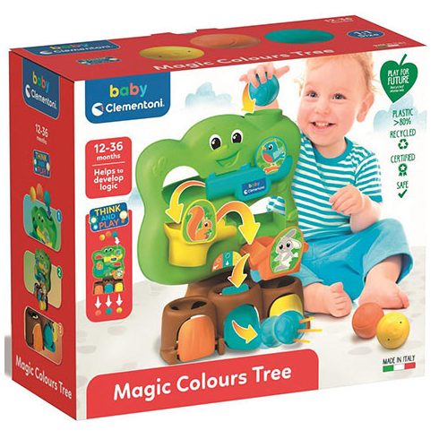 Clementoni - Baby Logic Colours Tree foglalkoztató bébi játék
