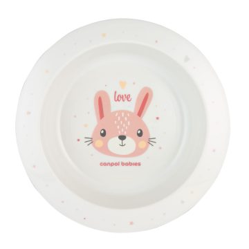 Canpol babies műanyag tányér - nyuszi 