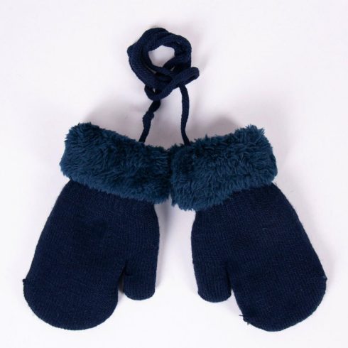 Yo! Bébi téli kesztyű 10 cm - Sötétkék