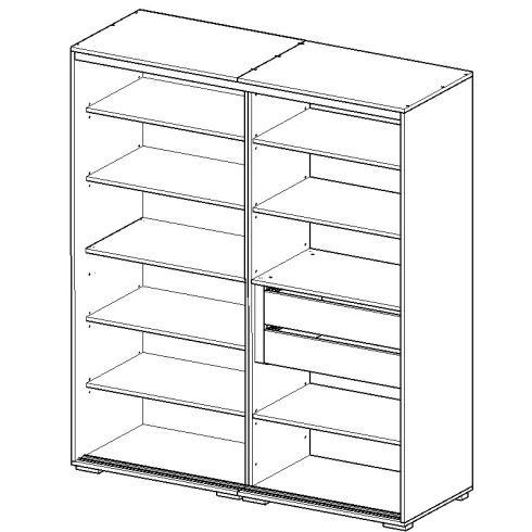 Todi Classic tolóajtós gardróbszekrény 200-as