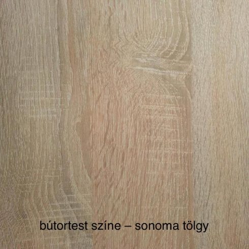 Todi Classic babaszoba I. - sonoma tölgy / bordázott fehér