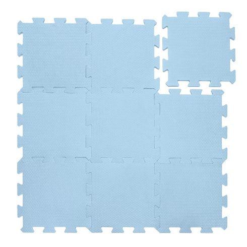 Zopa szivacs puzzle 30x30 cm 9db - Floral  Blue