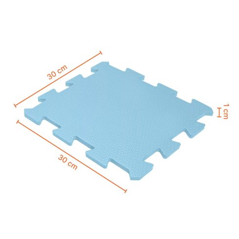 Zopa szivacs puzzle 30x30 cm 9db - Floral  Blue