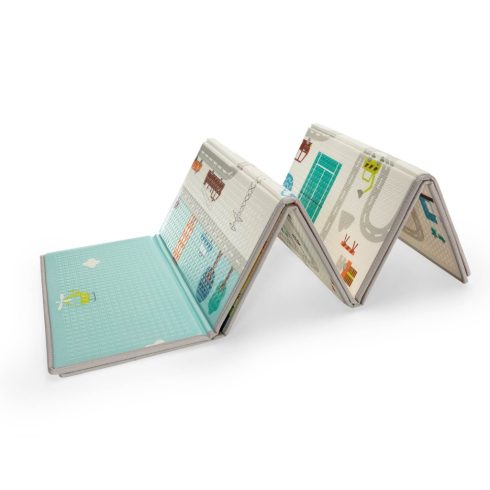 Zopa Multifunkciós kétoldalas összecsukható játszószőnyeg 180x120cm - City