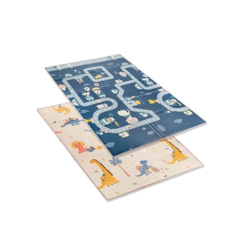 Zopa Multifunkciós kétoldalas összecsukható játszószőnyeg 180x120cm - Dinó 