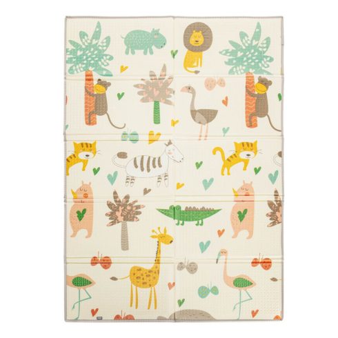 Zopa Multifunkciós kétoldalas összecsukható játszószőnyeg 180x120cm - Savana