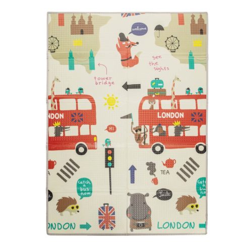 Zopa Multifunkciós kétoldalas összecsukható játszószőnyeg 180x120cm - Savana