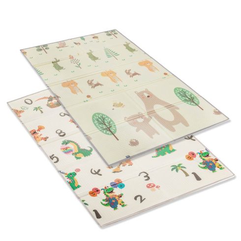 Zopa Multifunkciós kétoldalas összecsukható játszószőnyeg 180x120cm - Forest