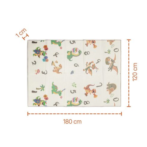 Zopa Multifunkciós kétoldalas összecsukható játszószőnyeg 180x120cm - Forest