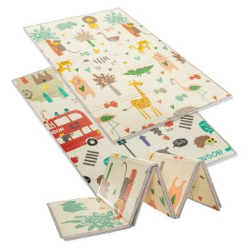   Zopa Multifunkciós kétoldalas összecsukható játszószőnyeg 200x150cm - Savana