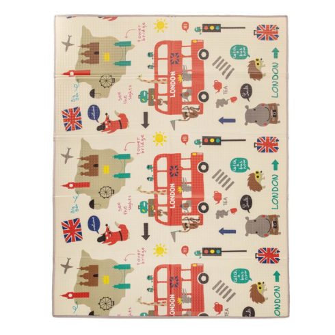 Zopa Multifunkciós kétoldalas összecsukható játszószőnyeg 200x150cm - Savana