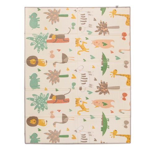Zopa Multifunkciós kétoldalas összecsukható játszószőnyeg 200x150cm - Savana