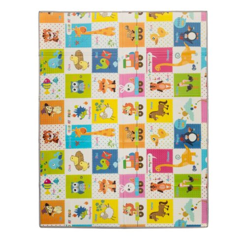 Zopa Multifunkciós kétoldalas összecsukható játszószőnyeg 200x150cm - City