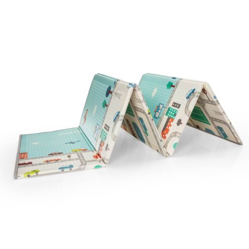 Zopa Multifunkciós kétoldalas összecsukható játszószőnyeg 200x150cm - City