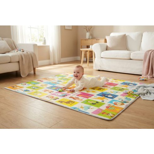 Zopa Multifunkciós kétoldalas összecsukható játszószőnyeg 200x150cm - City