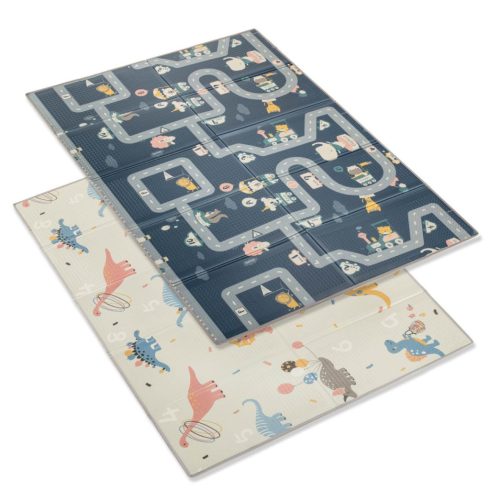 Zopa Multifunkciós kétoldalas összecsukható játszószőnyeg 200x150cm - Dinó 