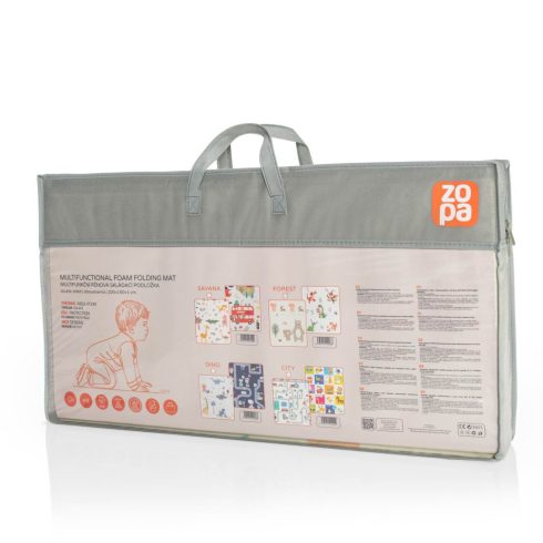 Zopa Multifunkciós kétoldalas összecsukható játszószőnyeg 200x150cm - Dinó 