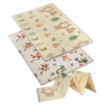   Zopa Multifunkciós kétoldalas összecsukható játszószőnyeg 200x150cm - Forest