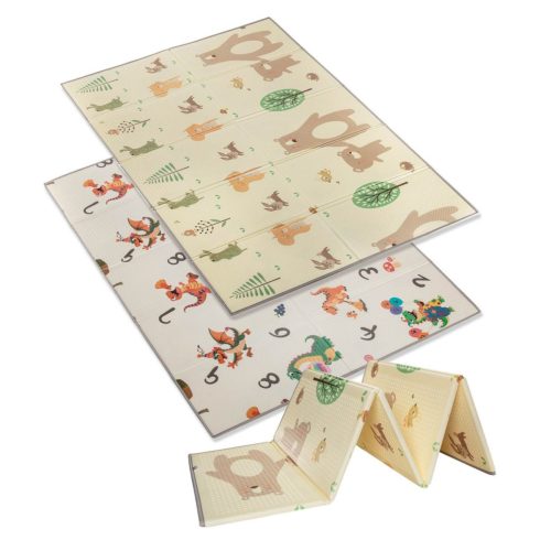 Zopa Multifunkciós kétoldalas összecsukható játszószőnyeg 200x150cm - Forest