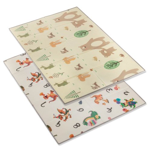 Zopa Multifunkciós kétoldalas összecsukható játszószőnyeg 200x150cm - Forest