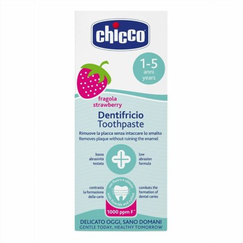 Chicco Eper ízű fogkrém fluoridos 50 ml xilittel 1-5 év