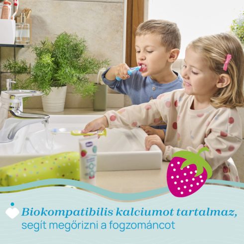 Chicco Eper ízű fogkrém fluoridos 50 ml xilittel 1-5 év