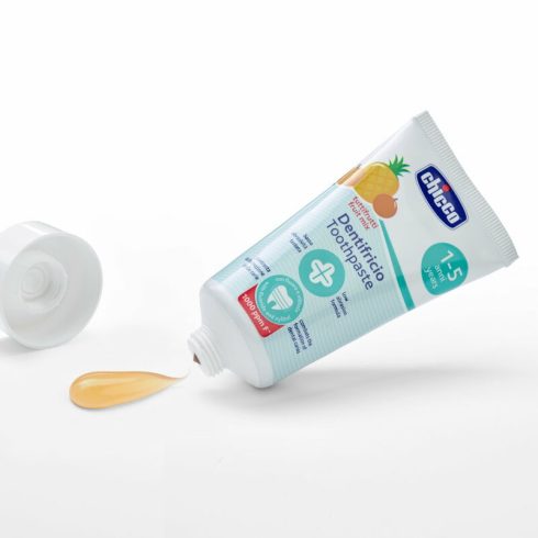 Chicco Vegyes gyümölcs ízű fogkrém 50 ml fluoridos xilittel Tuttifrutti 1-5 év