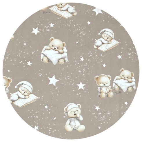 Baby Shop ágynemű huzat 100*135 cm - Jó Éjszakát bézs