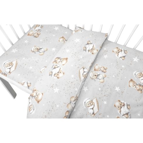 Baby Shop ágynemű huzat 100*135 cm - Jó Éjszakát szürke