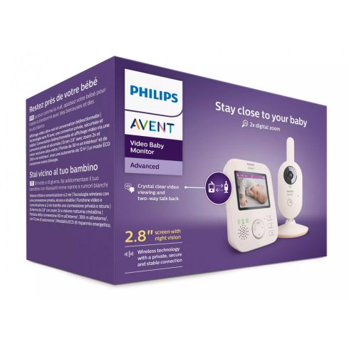 Philips Avent Advancet Digitális videó monitor SCD881/26
