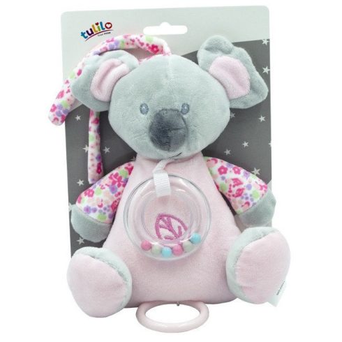 Tulilo plüss zenélő játék - rózsaszín koala 