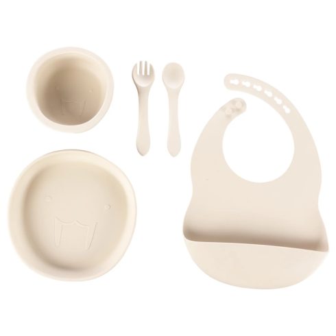 Zopa Szilikon étkészlet 5 db-os - Sand Beige
