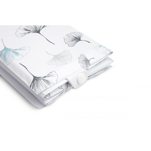 Pelenkázó alátét utazáshoz Botanic menta/szürke