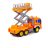 Polesie Toys City emelőkosaras autó - narancs