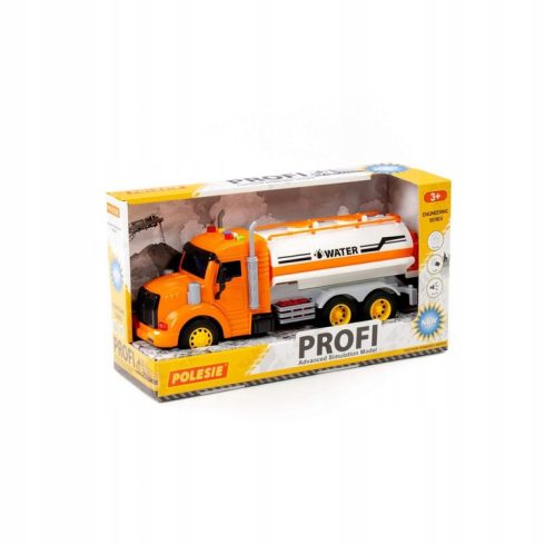 Polesie Toys Profi vízszállító kamion - fehér/narancs