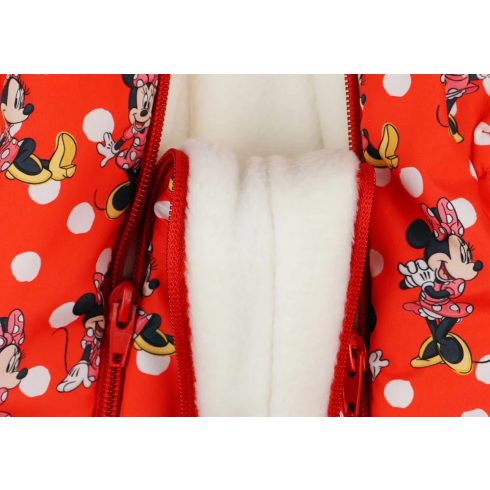 Disney Minnie baba kapucnis overall kesztyűvel 56-62 piros