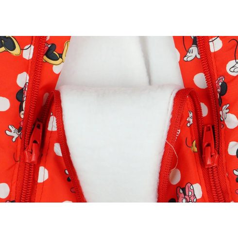 Disney Minnie bélelt kapucnis bébizsák 68-74 piros