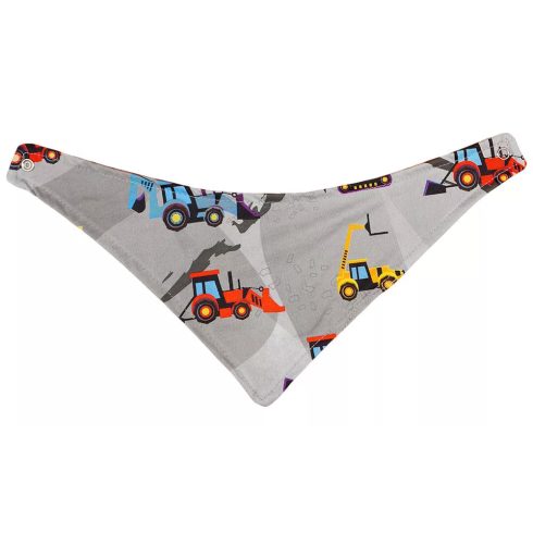 Traktor mintás babasál - nyálkendő