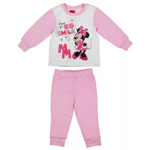 Disney 2 részes kislány pamut pizsama Minnie egér mintával (104)
