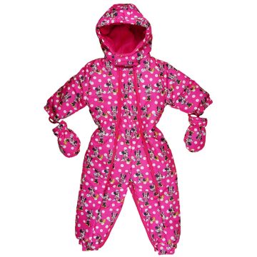 Disney Minnie baba kapucnis overall kesztyűvel 92-98 pink