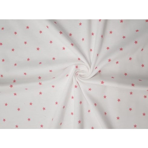 Vaganza mintás pamut babatakaró 70x90 cm - rózsaszín apró csillag 