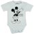 Rövid ujjú baba body Mickey egér mintával (56) - fehér 